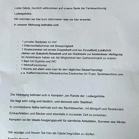 Ludwigshoehe Appartamento *